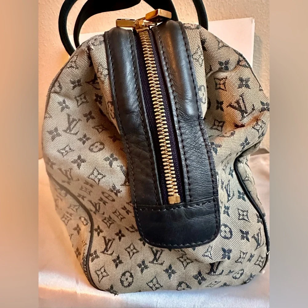 Louis Vuitton Josephine GM Mini Lin Boston style Handbag - Picture 9 of 17